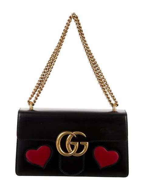 gucci bag with hearts|gucci marmont bag small.